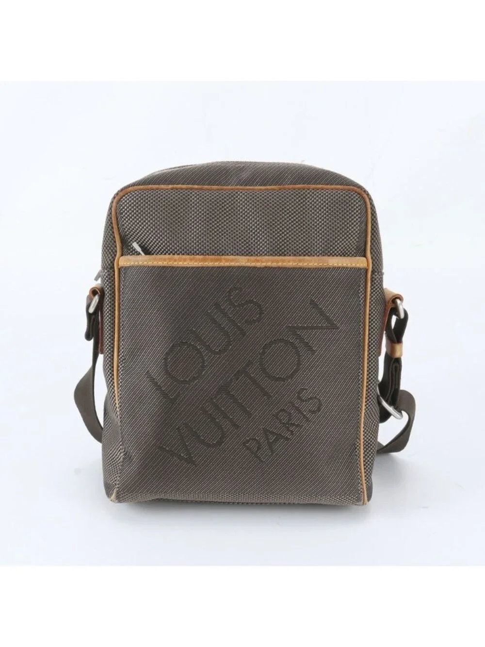 Louis Vuitton Damier Jean Citadin Leather Shoulder Bag Crossbody Messenger